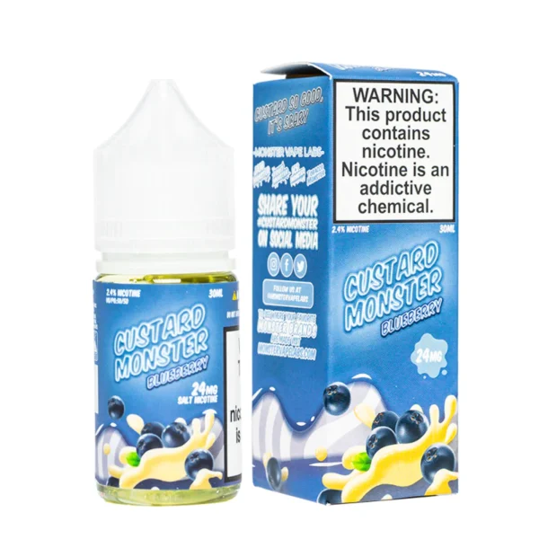 Blueberry - Custard Monster Salt E-Liquid 100ML