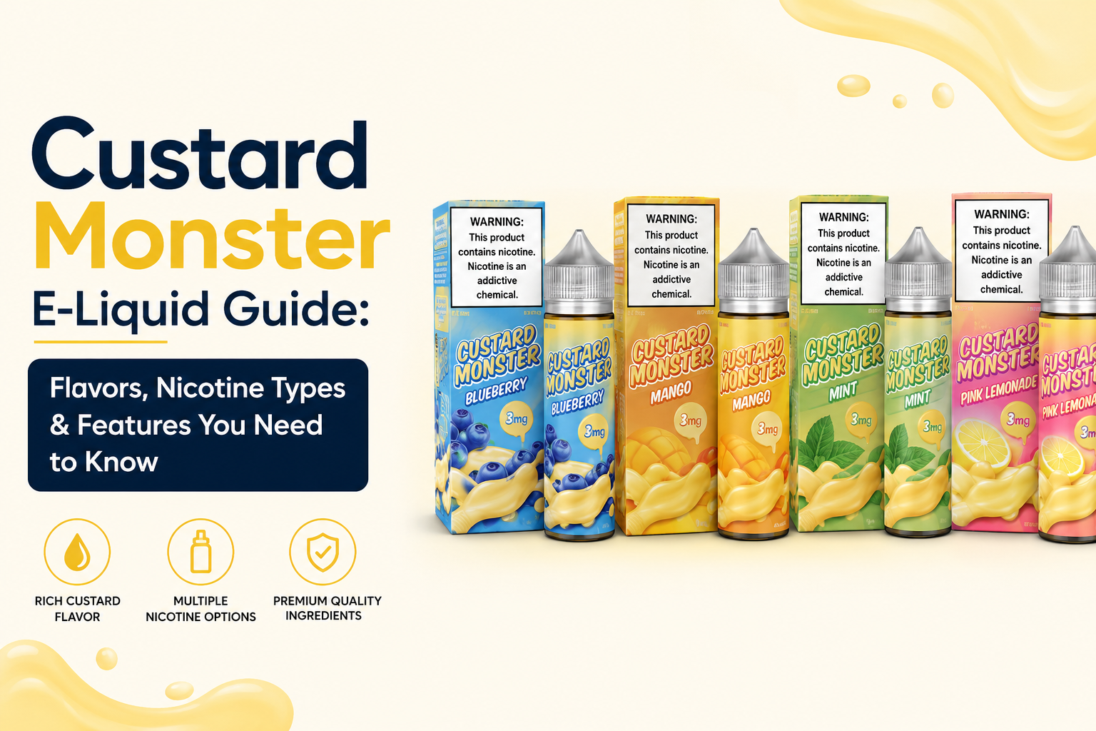 Custard Monster E-Liquid